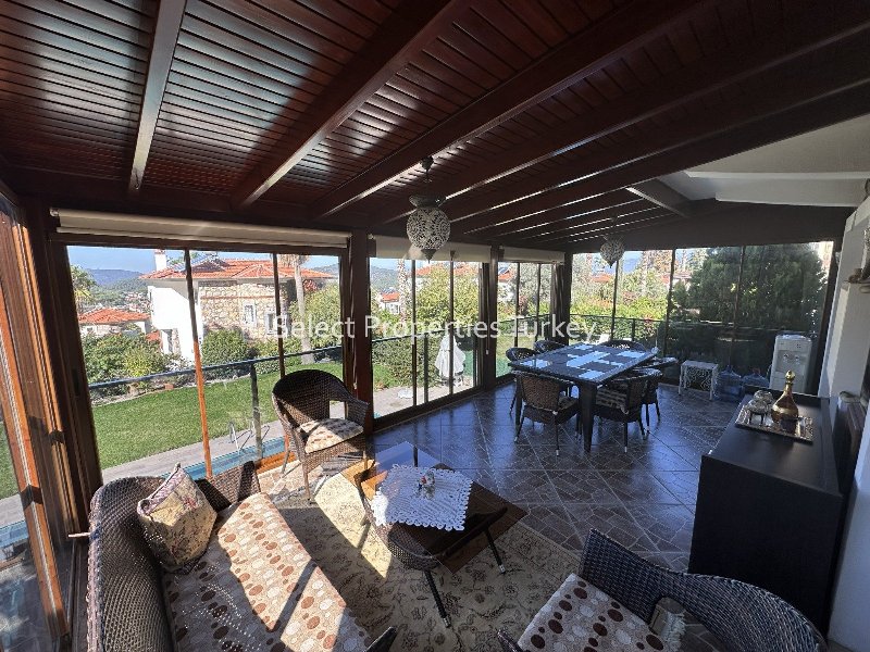 An Excellent Family Villa With Pool and Garden in Ovacik Oludeniz