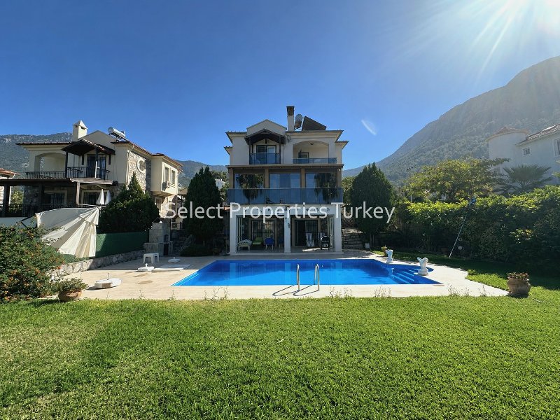An Excellent Family Villa With Pool and Garden in Ovacik Oludeniz
