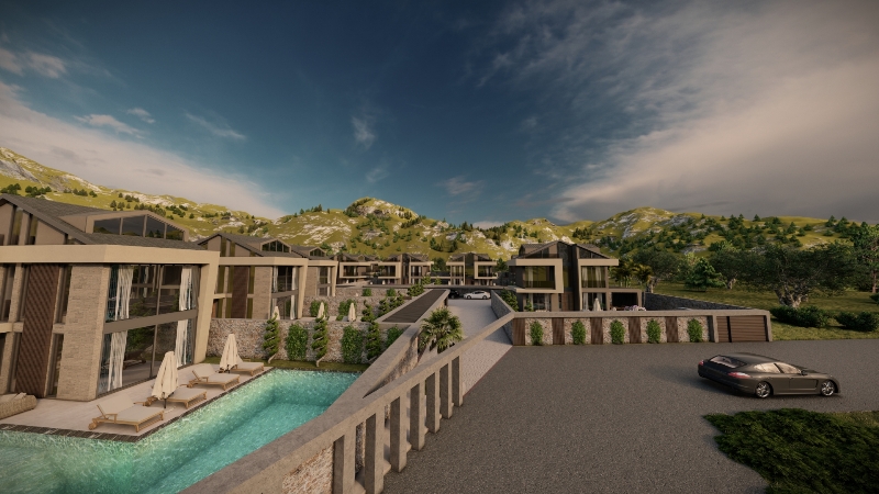 Brand-new 3 Bedroom Ovacik Villas with Private Pool for Sale