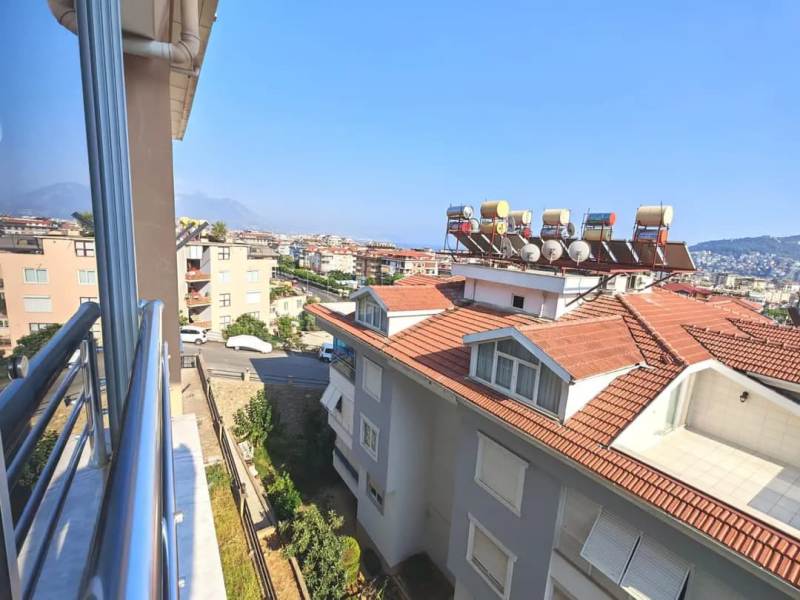 Castle and Sea View Apartment with 3 Bedroom for Sale in Alanya Centre