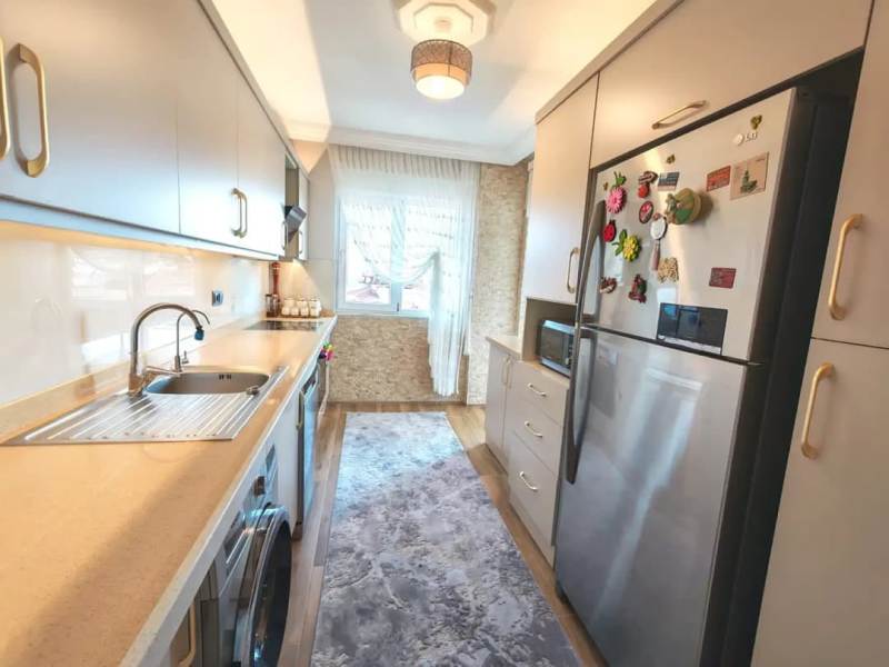 Castle and Sea View Apartment with 3 Bedroom for Sale in Alanya Centre
