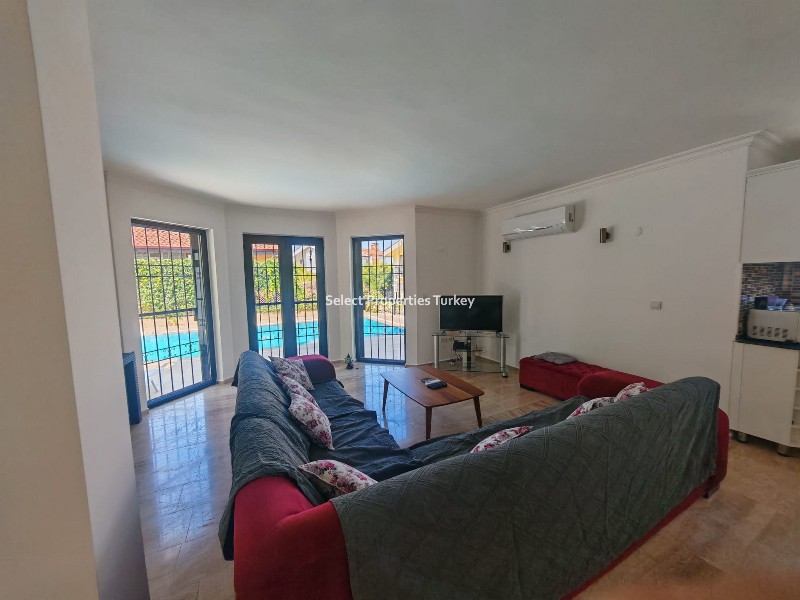 Detached 3 Bedroom Villa with Private Pool for Sale in Upper Ovacik