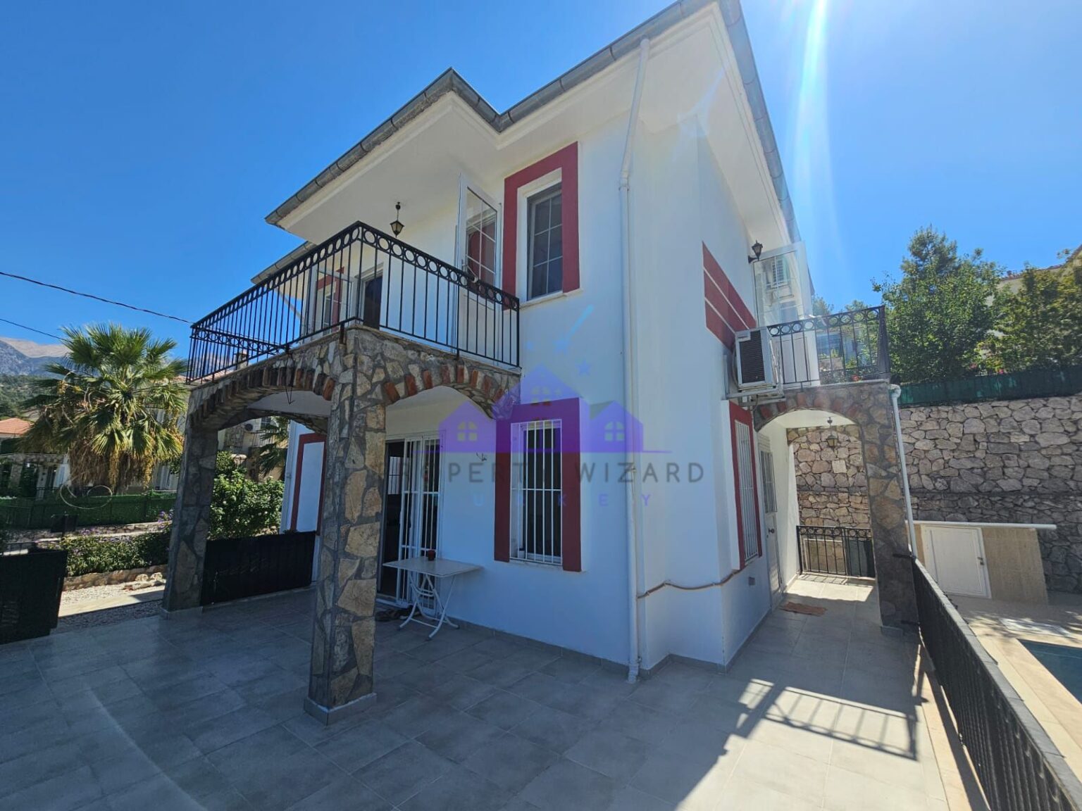 Nature View Detached Villa for Sale in Rural Location of Kadikoy in Seydikemer Fethiye Turkey.