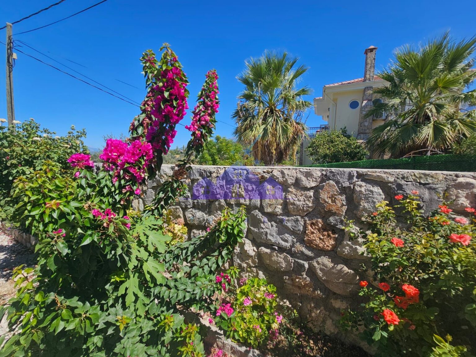 Nature View Detached Villa for Sale in Rural Location of Kadikoy in Seydikemer Fethiye Turkey.
