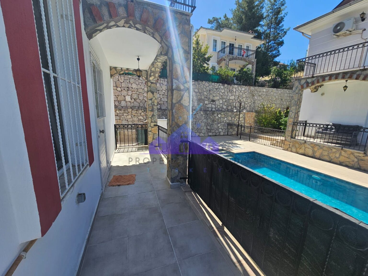 Nature View Detached Villa for Sale in Rural Location of Kadikoy in Seydikemer Fethiye Turkey.