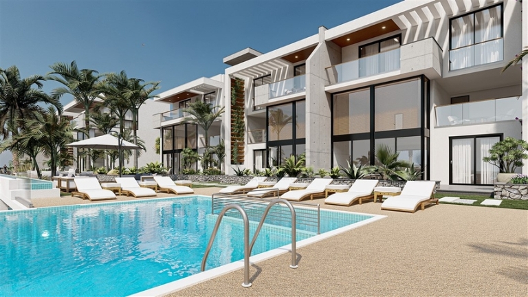 Flats and Lofts Only 250 Metres to the Beach in North Cyprus