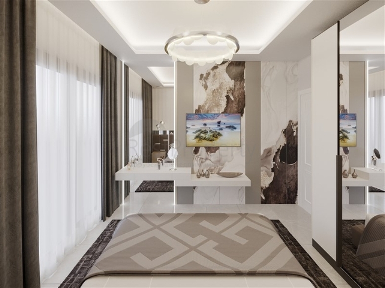 Flats for Sale in a New Residential Project in Oba Alanya