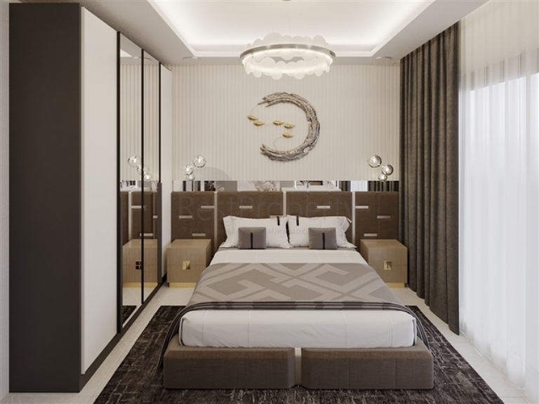 Flats for Sale in a New Residential Project in Oba Alanya