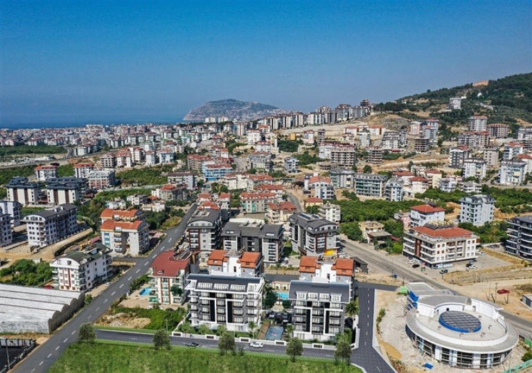 Flats for Sale in a New Residential Project in Oba Alanya