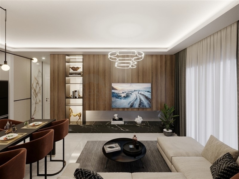 Flats for Sale in a New Residential Project in Oba Alanya
