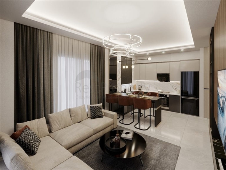 Flats for Sale in a New Residential Project in Oba Alanya