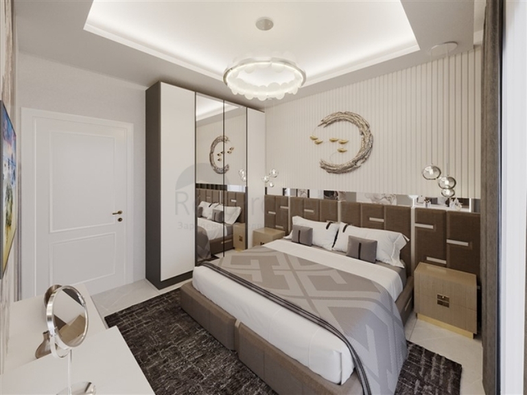 Flats for Sale in a New Residential Project in Oba Alanya