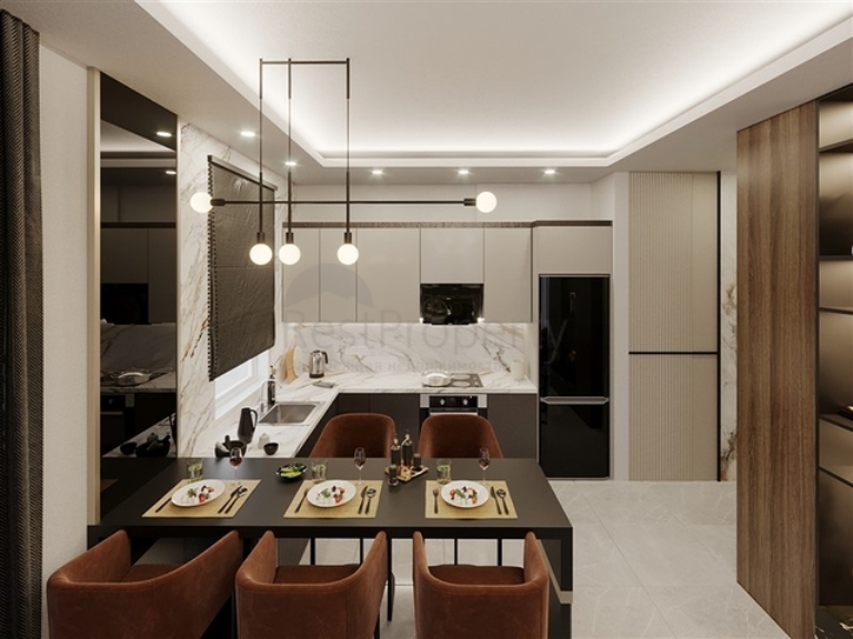 Flats for Sale in a New Residential Project in Oba Alanya