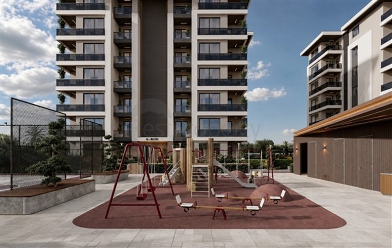 Flats for Sale on a New Residential Development in Kepez Antalya
