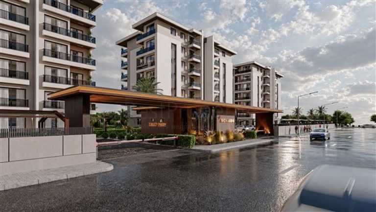 Flats for Sale on a New Residential Development in Kepez Antalya