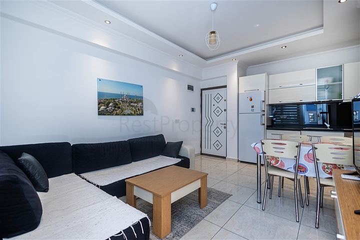 Fully Furnished 1 Bedroom Apartment for Sale in the Centre of Alanya