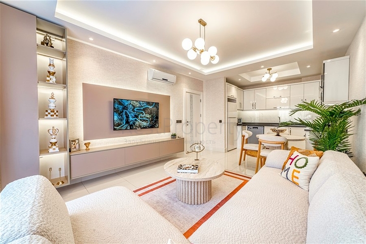 Modern One Bedroom Apartment for Sale in Nordic Life Residence Alanya Turkey