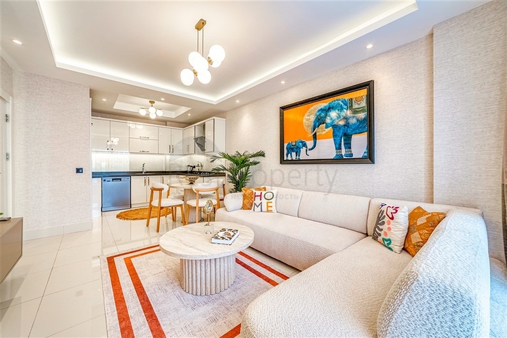 Modern One Bedroom Apartment for Sale in Nordic Life Residence Alanya Turkey