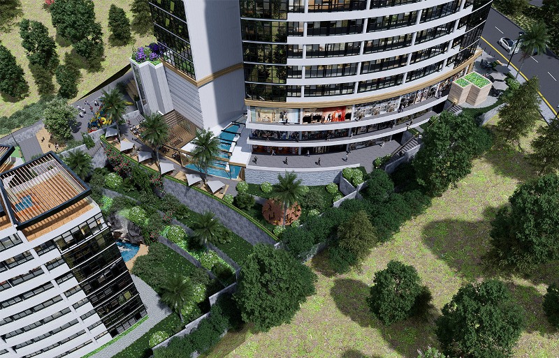 Luxury Flats for Sale in Lotus Towers Project Istanbul Turkey