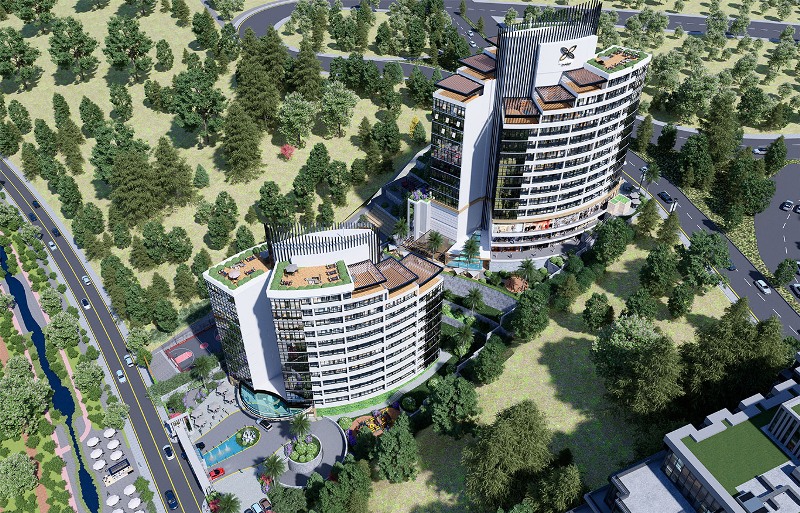 Luxury Flats for Sale in Lotus Towers Project Istanbul Turkey
