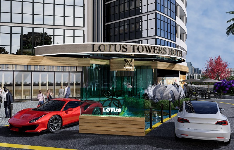 Luxury Flats for Sale in Lotus Towers Project Istanbul Turkey