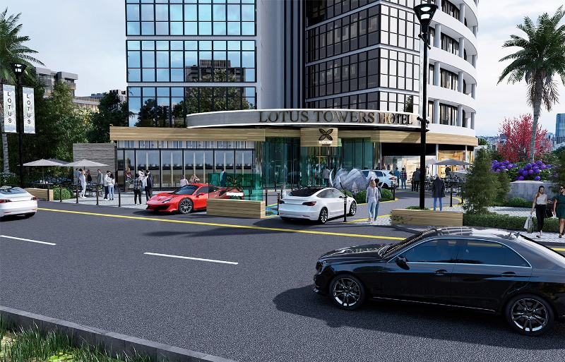 Luxury Flats for Sale in Lotus Towers Project Istanbul Turkey