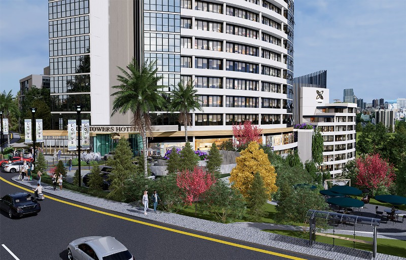 Luxury Flats for Sale in Lotus Towers Project Istanbul Turkey