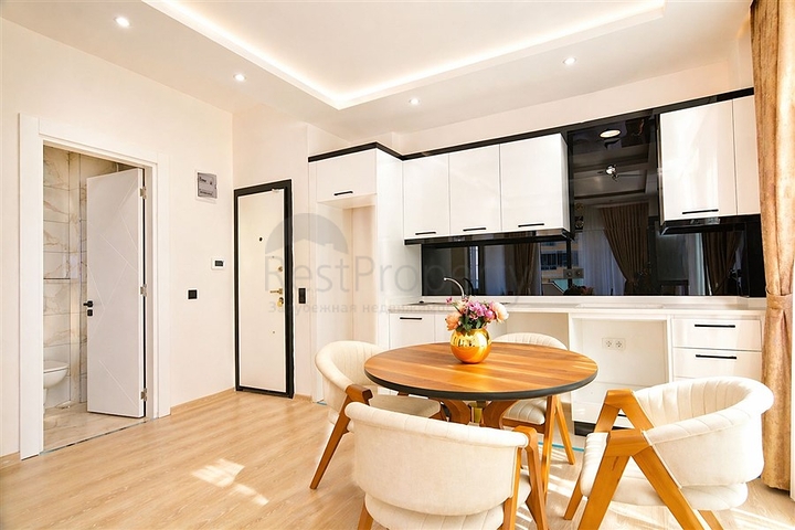 Furnished & Ready to Move in One Bedroom Mahmutlar Property with Partial Sea Views in Alanya