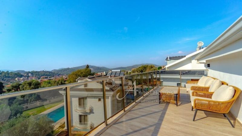 Outstanding 5 Bedroom Detached Villa with Nature and Mountain Views for Sale in Oludeniz, Fethiye.