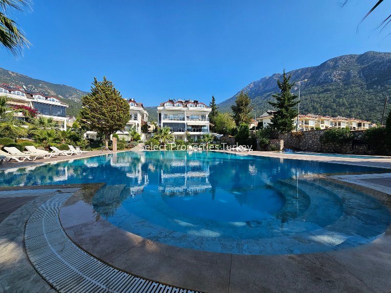 Property with Two Terraces and Amazing Scenery for Sale in Ovacik Fethiye