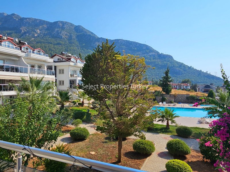Property with Two Terraces and Amazing Scenery for Sale in Ovacik Fethiye