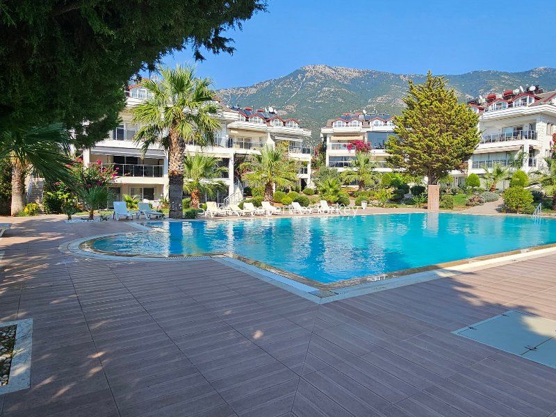 Property with Two Terraces and Amazing Scenery for Sale in Ovacik Fethiye