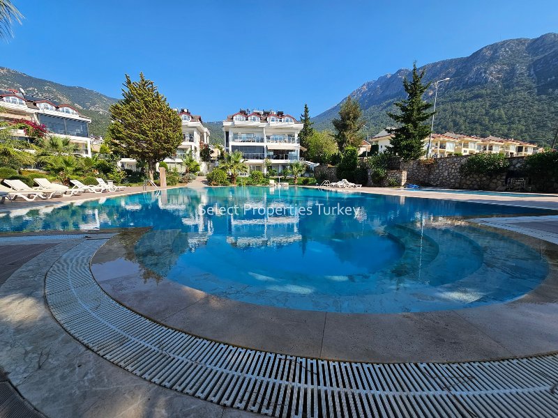 Property with Two Terraces and Amazing Scenery for Sale in Ovacik Fethiye