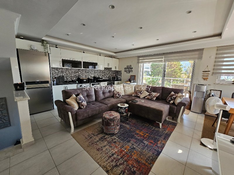 Property with Two Terraces and Amazing Scenery for Sale in Ovacik Fethiye
