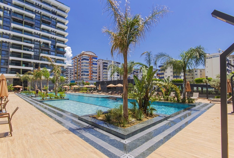 Sonas Prime Residence Sea View Beach Property for Sale in Mahmutlar Alanya l Furnished