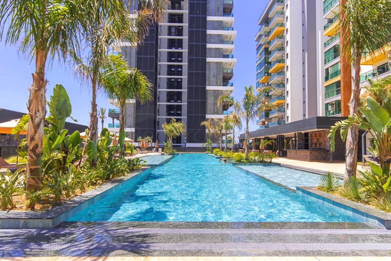 Sonas Prime Residence Sea View Beach Property for Sale in Mahmutlar Alanya l Furnished