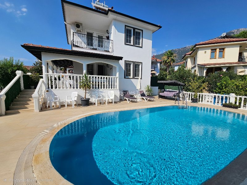 Villa with Extra Indoor Space on the Basement Level in Ovacik Fethiye
