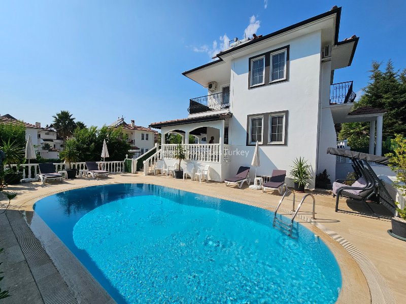 Villa with Extra Indoor Space on the Basement Level in Ovacik Fethiye