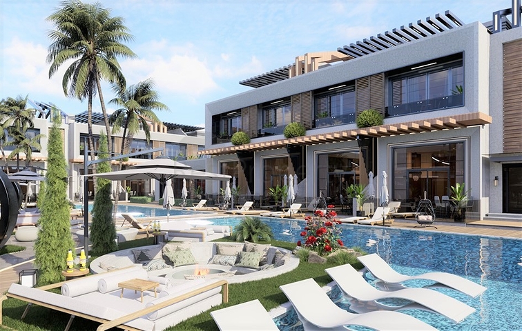 1 and 2 Bedroom Modern Apartments for Sale in Esentepe North Cyprus