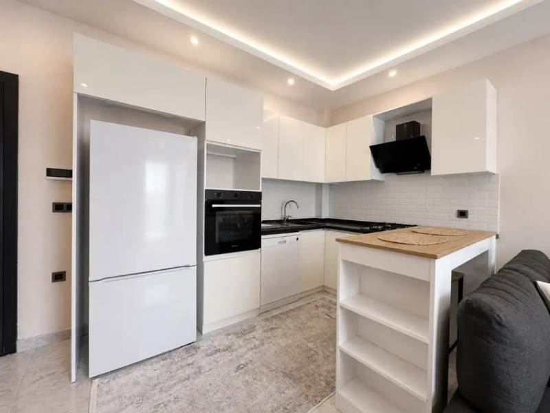 1+1 Furnished Apartment in Orange Complex in Oba Alanya