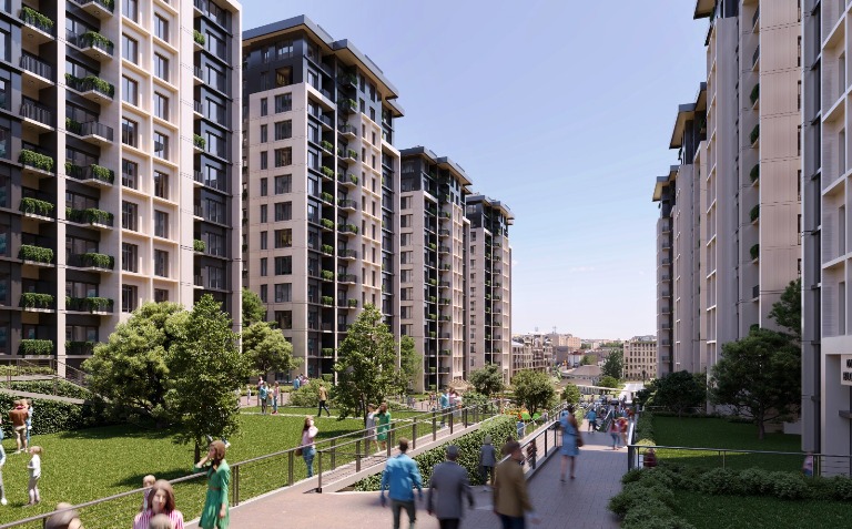 Apartments for Sale in The One Gunesli Project Istanbul Turkey