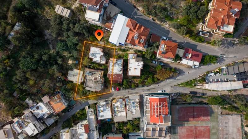 Castle and Sea View Residential 888sqm Land for Sale in Alanya Centre Turkey.