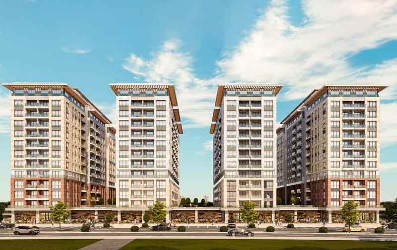 Flats for Sale on Mega Garden Park Zeytinburnu Istanbul
