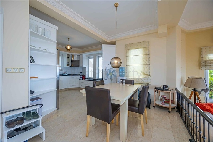 Fully Furnished 5 Bedroom Sea View Villa for Sale in Alanya