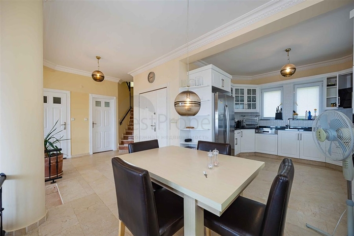 Fully Furnished 5 Bedroom Sea View Villa for Sale in Alanya