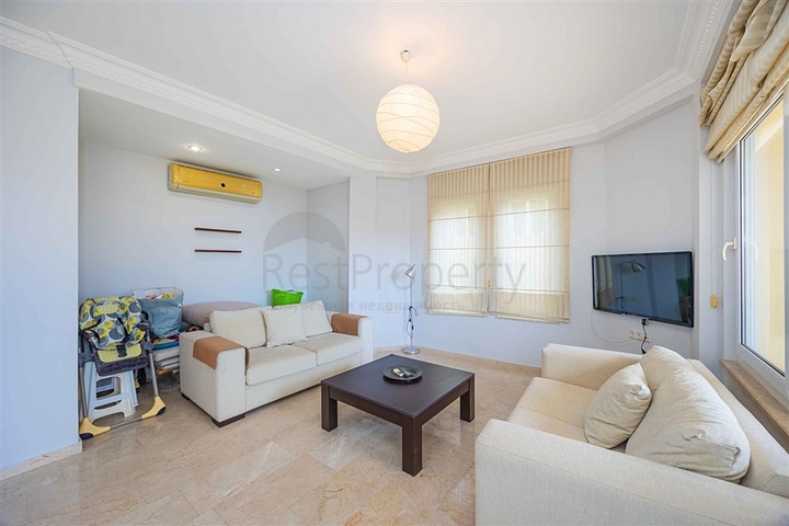 Fully Furnished 5 Bedroom Sea View Villa for Sale in Alanya
