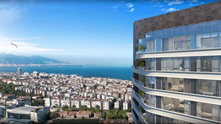 Luxury Flats for Sale in Evora Project in Konak Izmir