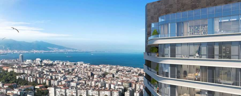 Luxury Flats for Sale in Evora Project in Konak Izmir