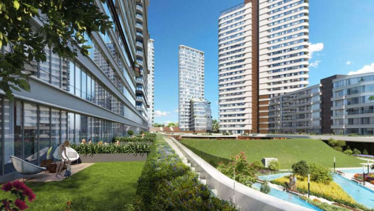 Luxury Flats for Sale in Evora Project in Konak Izmir