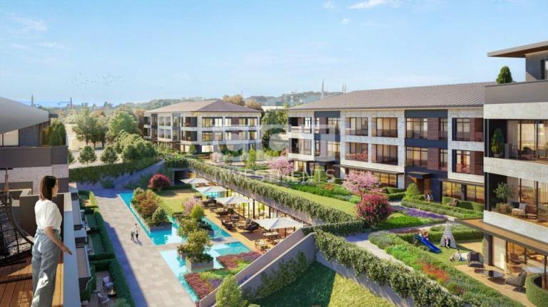 Luxury Flats for Sale in Selenium Park Complex in Istanbul Turkey